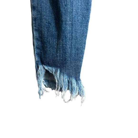 Pistola Denim Jeans Size 26 Distressed Ripped Frayed Hem Blue Wash - Picture 5 of 9